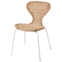 Кухонный стул Ikea Alvsta/Sefast Искусственный ротанг/ Бежевый White