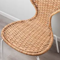 Scaun de bucătărie Ikea Alvsta/Sefast Rattan artificial/ Beige White photo 4