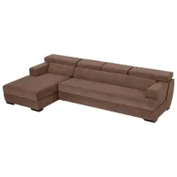 Canapea de colț Confort Milan (DmecY SG) (1224538) Stofă / Brown