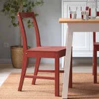 Scaun de bucătărie Ikea Pinntorp Masiv/ Red photo 2