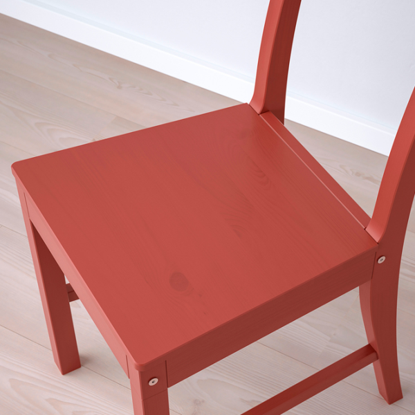 Кухонный стул Ikea Pinntorp Массив/ Красный  photo 4
