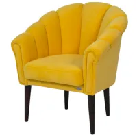 Fotoliu Confort T-12 R Black Yellow