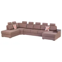 Canapea de colț Confort Ernest (1224547) Stofă / Brown