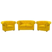 Set de canapele Confort N-10 (1224445) Stofă / Yellow