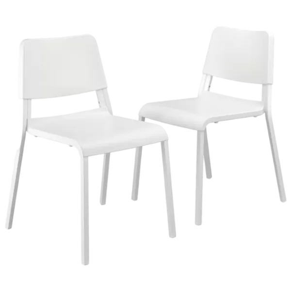 Кухонный стул Ikea Teodores Пластик/ Белый  photo 1