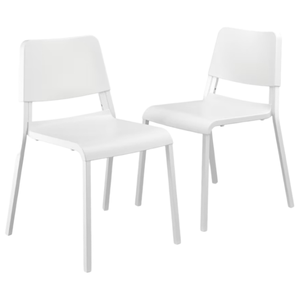 Кухонный стул Ikea Teodores Пластик/ Белый  photo 1