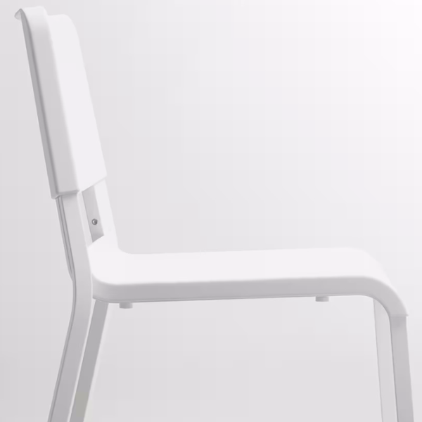 Кухонный стул Ikea Teodores Пластик/ Белый  photo 3