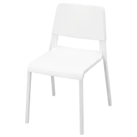 Кухонный стул Ikea Teodores Пластик/ Белый 