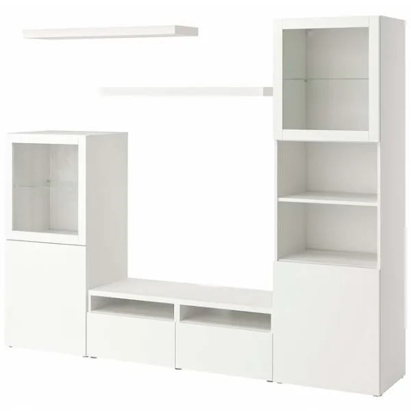 Гостиная Ikea Besta/Lack Модульная / White photo 1 Гостиная Ikea Besta/Lack Модульная / White photo 1