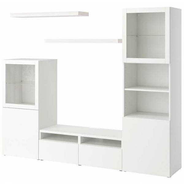 Гостиная Ikea Besta/Lack Модульная / White photo 1 Гостиная Ikea Besta/Lack Модульная / White photo 1
