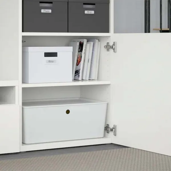 Гостиная Ikea Besta/Lack Модульная / White photo 3 Гостиная Ikea Besta/Lack Модульная / White photo 3