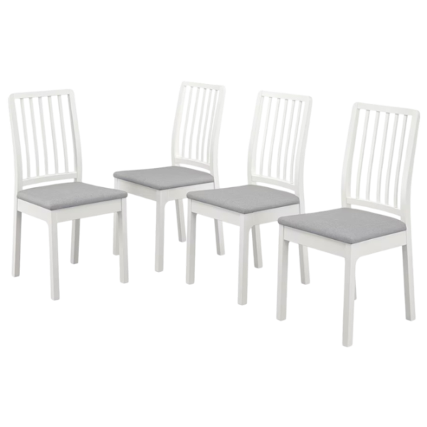 Кухонный стул Ikea Ekedalen/Orrsta Ткань/ Белый Серый photo 1 Кухонный стул Ikea Ekedalen/Orrsta Ткань/ Белый Серый photo 1