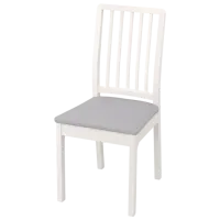 Scaun de bucătărie Ikea Ekedalen/Orrsta Stofă/ White Gray photo 2