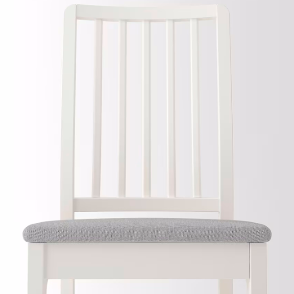 Кухонный стул Ikea Ekedalen/Orrsta Ткань/ Белый Серый photo 4 Кухонный стул Ikea Ekedalen/Orrsta Ткань/ Белый Серый photo 4