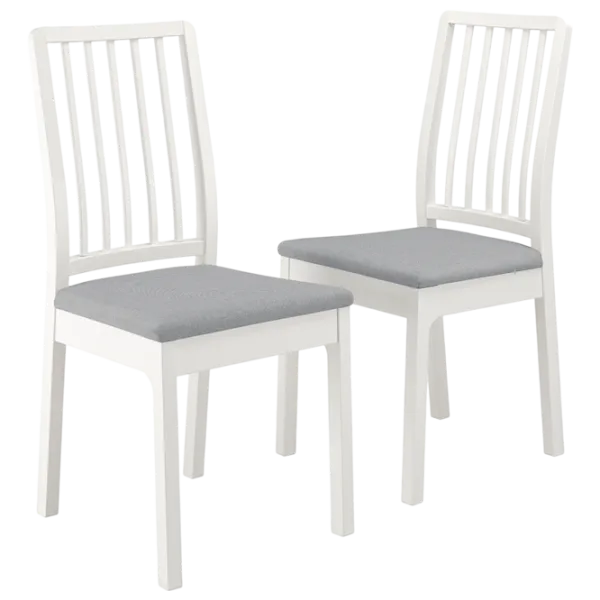 Scaun de bucătărie Ikea Ekedalen/Orrsta Stofă/ White Gray photo 1 Scaun de bucătărie Ikea Ekedalen/Orrsta Stofă/ White Gray photo 1