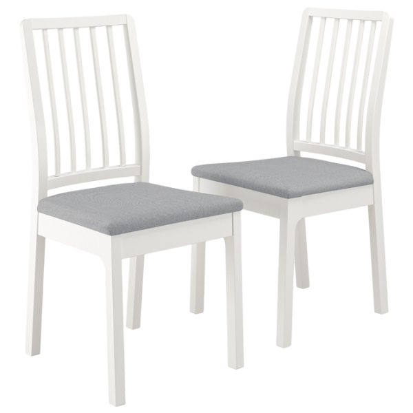 Scaun de bucătărie Ikea Ekedalen/Orrsta Stofă/ White Gray photo 1 Scaun de bucătărie Ikea Ekedalen/Orrsta Stofă/ White Gray photo 1