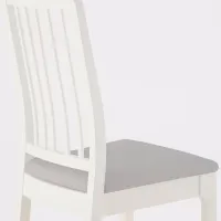 Кухонный стул Ikea Ekedalen/Orrsta Ткань/ Белый Серый photo 5
