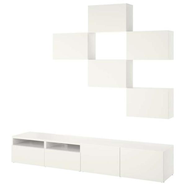 Гостиная Ikea Besta/Lappviken Модульная / White photo 1