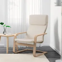 Кресло Ikea Pello/Holmby Beige Бежевый photo 2