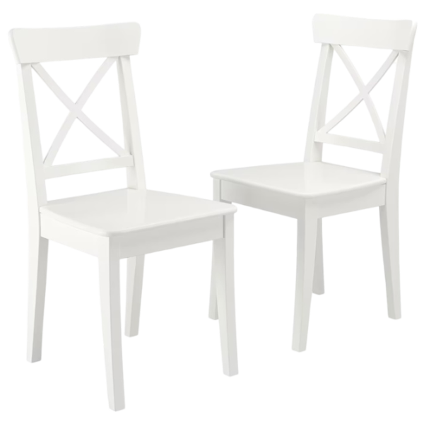 Кухонный стул Ikea Ingolf Массив/ Белый  photo 1