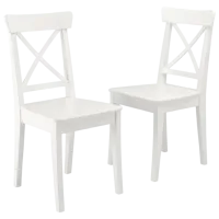 Кухонный стул Ikea Ingolf Массив/ Белый 