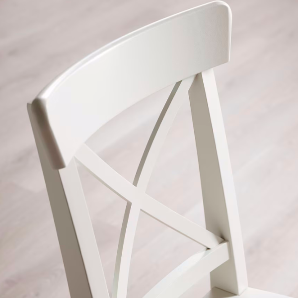Кухонный стул Ikea Ingolf Массив/ Белый  photo 4