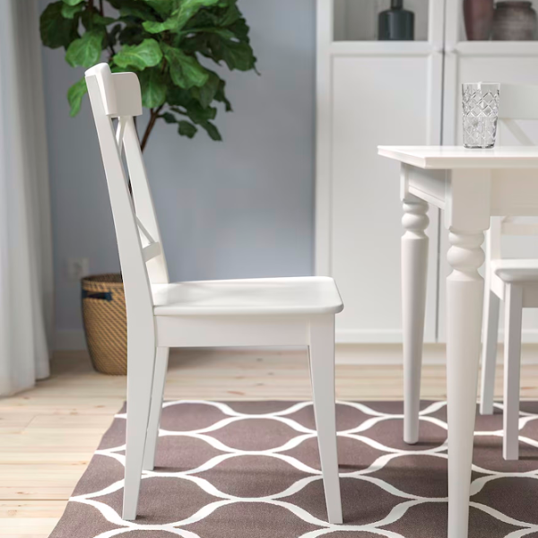Кухонный стул Ikea Ingolf Массив/ Белый  photo 6