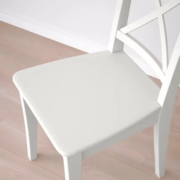 Scaun de bucătărie Ikea Ingolf Masiv/ White  photo 3 Scaun de bucătărie Ikea Ingolf Masiv/ White  photo 3