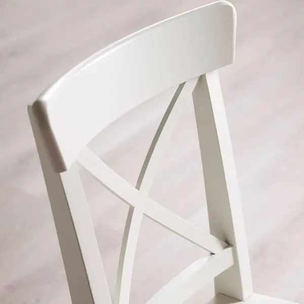 Scaun de bucătărie Ikea Ingolf Masiv/ White  photo 4 Scaun de bucătărie Ikea Ingolf Masiv/ White  photo 4
