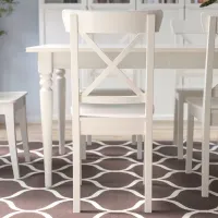Scaun de bucătărie Ikea Ingolf Masiv/ White photo 6
