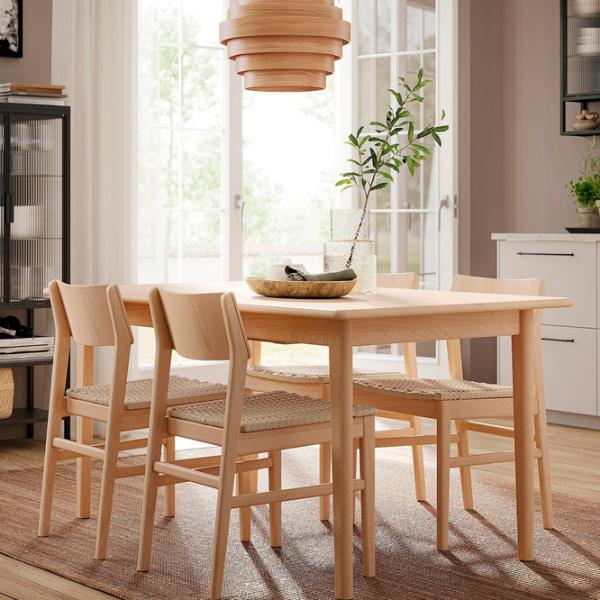 Masă de bucătărie extensibilă Ikea Skansnas PAL/ Fag photo 3