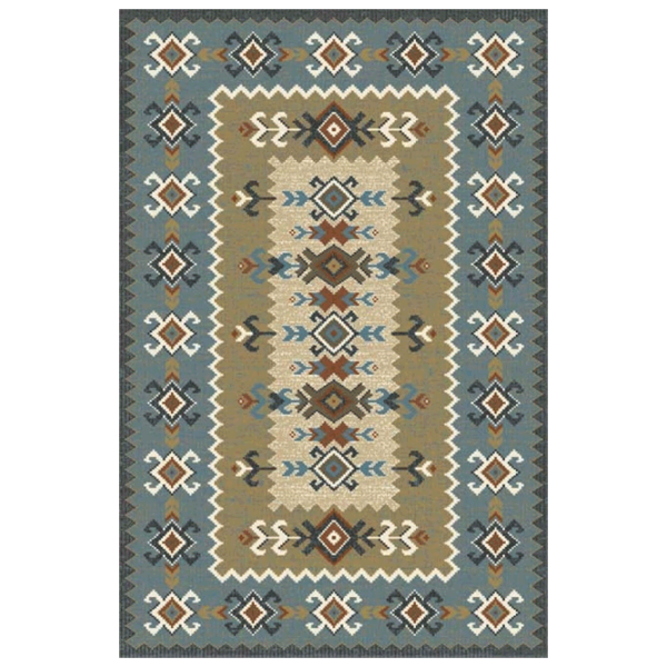 Ковер Covoare Ungheni Delta 24 Blue Green / Полипропилен photo 1