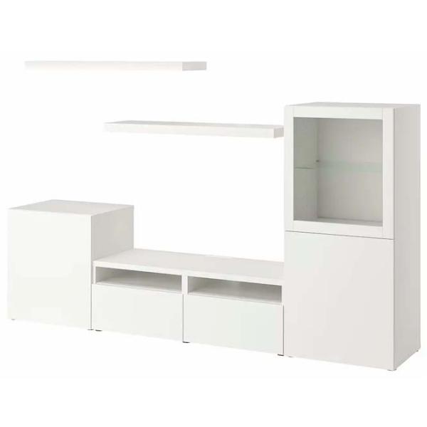 Living Ikea Besta/Lack Modulară / White photo 1