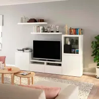Living Ikea Besta/Lack Modulară / White photo 2