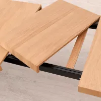 Masă de bucătărie extensibilă Ikea Tarsele MDF/ Brown photo 6