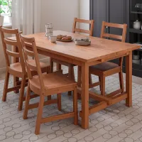 Кухонный стол раскладной Ikea Nordviken ДСП/ Коричневый photo 2