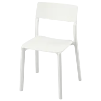 Scaun de bucătărie Ikea Janinge Plastic/ White 