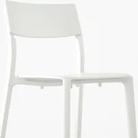 Scaun de bucătărie Ikea Janinge Plastic/ White photo 2