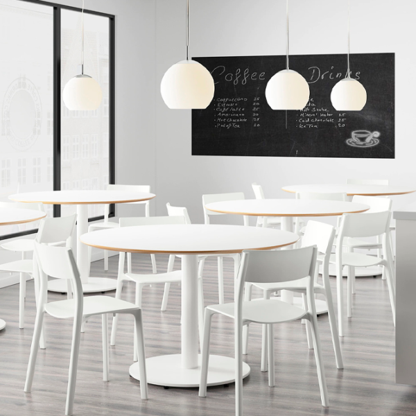 Кухонный стул Ikea Janinge Пластик/ Белый  photo 7 Кухонный стул Ikea Janinge Пластик/ Белый  photo 7