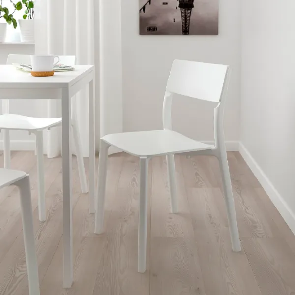 Кухонный стул Ikea Janinge Пластик/ Белый  photo 8 Кухонный стул Ikea Janinge Пластик/ Белый  photo 8