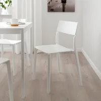 Scaun de bucătărie Ikea Janinge Plastic/ White photo 8
