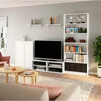 Гостиная Ikea Billy/Besta Модульная / White photo 2