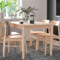 Кухонный стол раскладной Ikea Ronninge ДСП/ Коричневый photo 2
