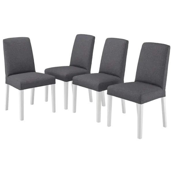 Кухонный стул Ikea Bergmund/Gunnared Ткань/ Серый White photo 1