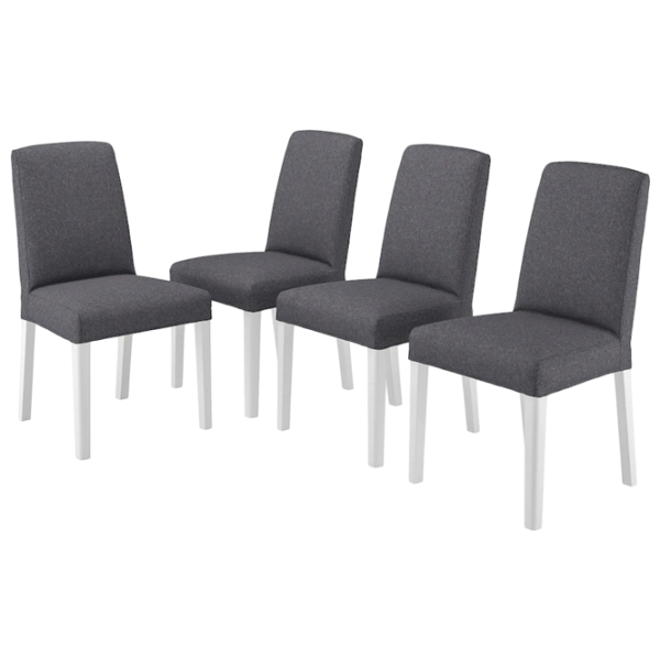 Кухонный стул Ikea Bergmund/Gunnared Ткань/ Серый White photo 1