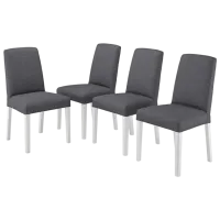 Кухонный стул Ikea Bergmund/Gunnared Ткань/ Серый White