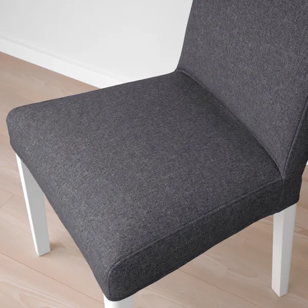 Кухонный стул Ikea Bergmund/Gunnared Ткань/ Серый White photo 3