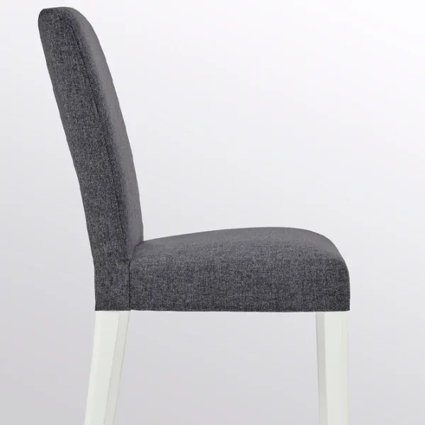 Кухонный стул Ikea Bergmund/Gunnared Ткань/ Серый White photo 4