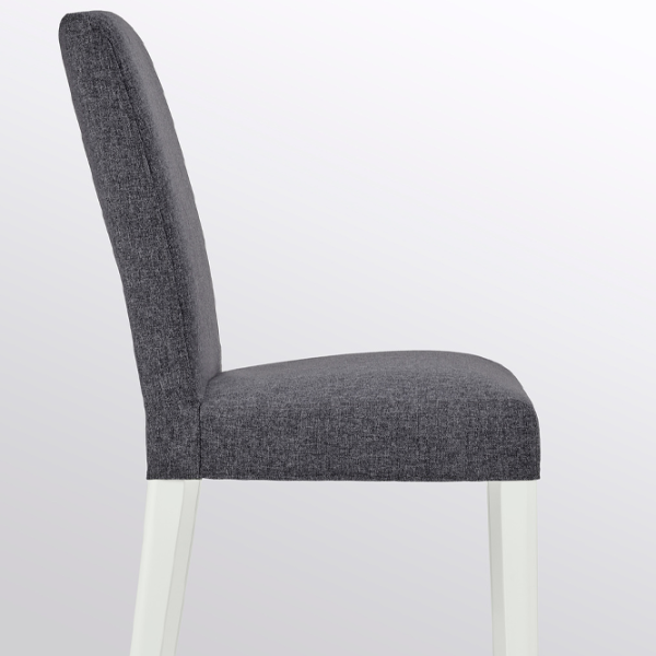 Кухонный стул Ikea Bergmund/Gunnared Ткань/ Серый White photo 4