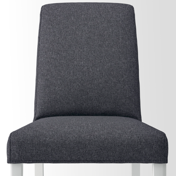 Кухонный стул Ikea Bergmund/Gunnared Ткань/ Серый White photo 6